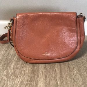 Kate Spade tan leather crossbody
